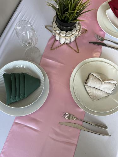 Chemin de table - Rose 